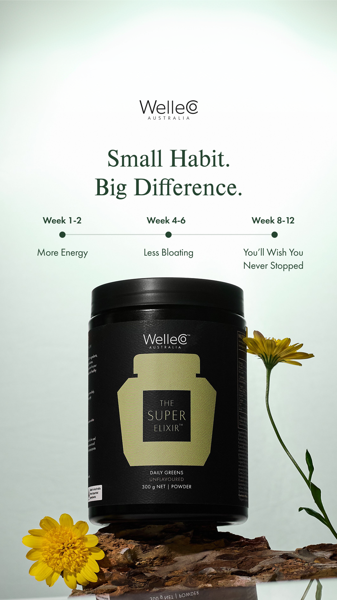 WelleCo Facebook ad