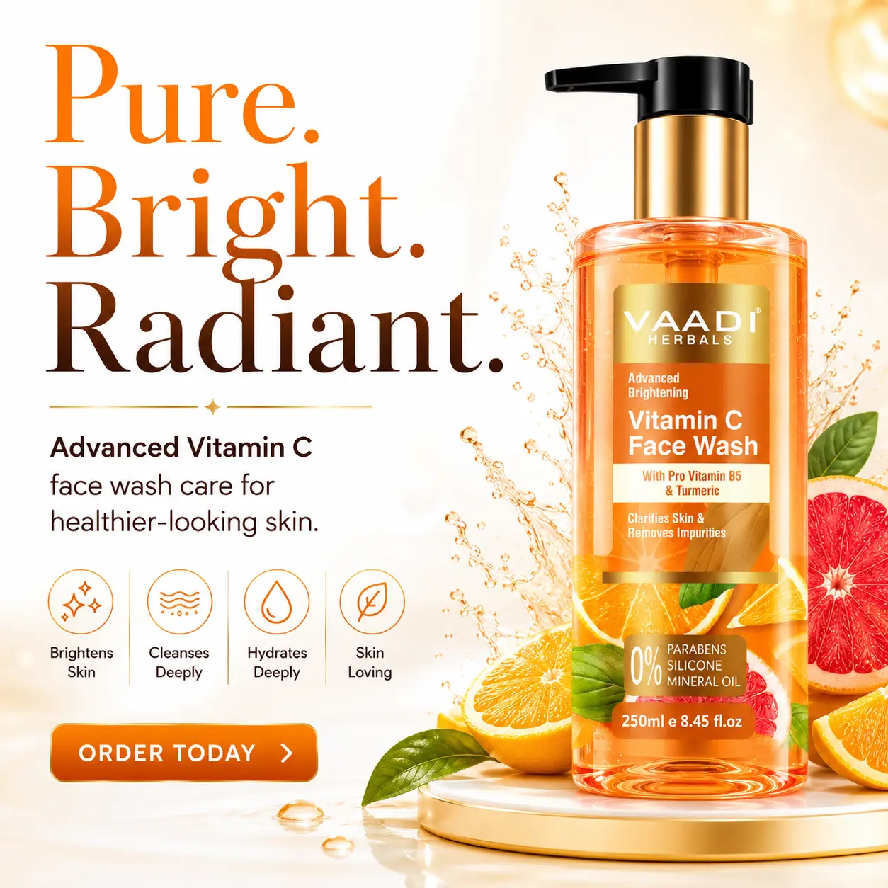 Vaadi Organics Nepal Facebook ad: Glow Brighter, Feel Fresher