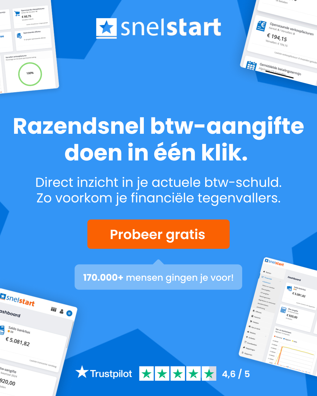 SnelStart Facebook ad