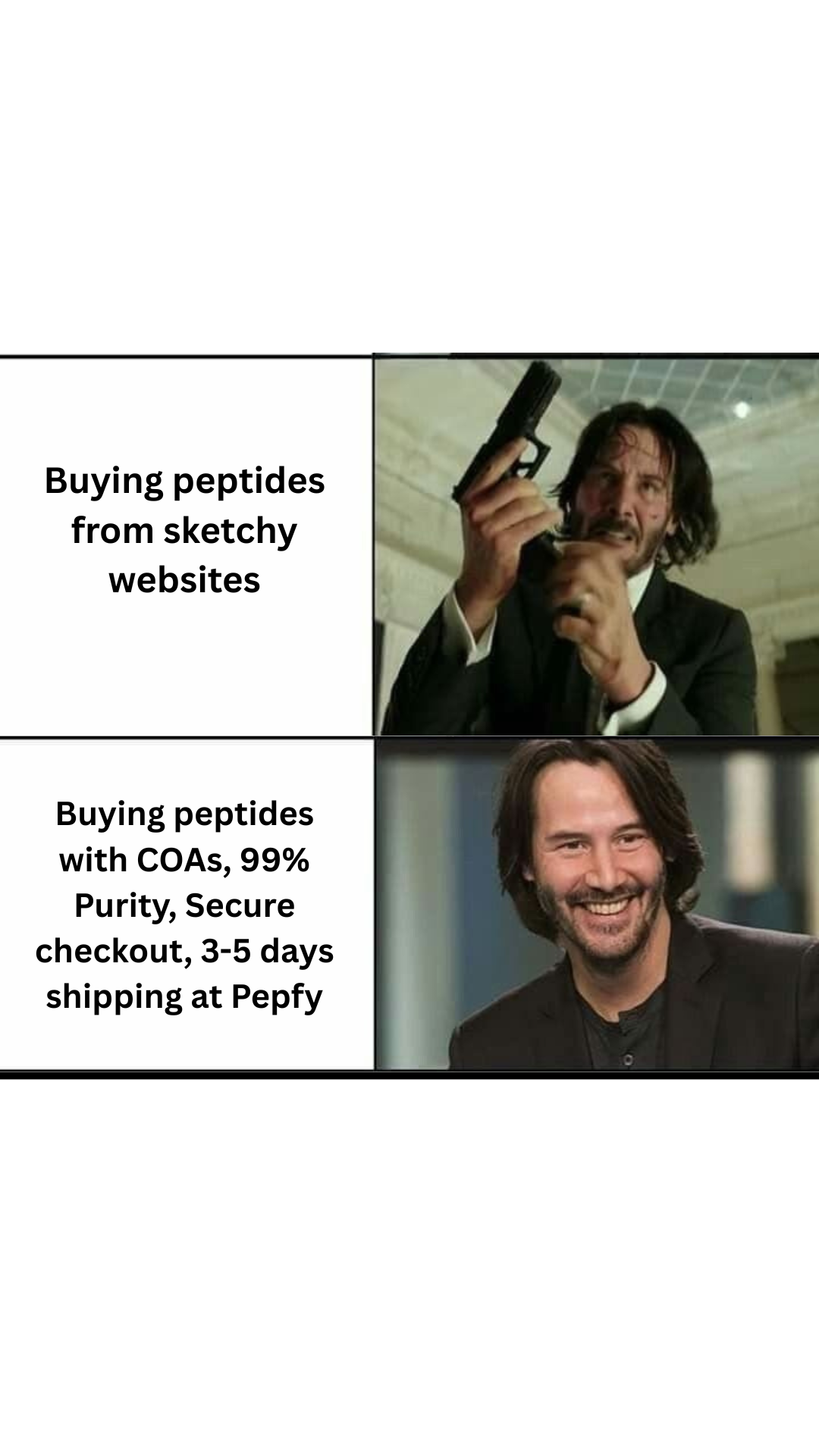 Pepfy Science Facebook ad: Get up to 30% OFF + 3-5 Days Free Shipping