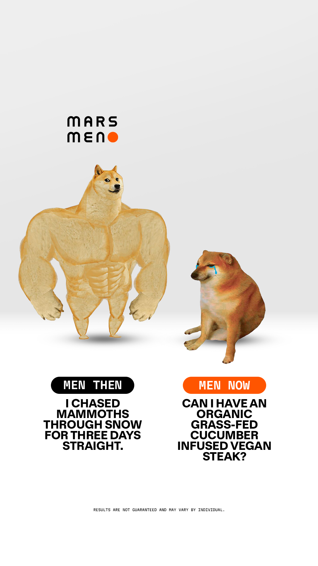 Mars Men Facebook ad