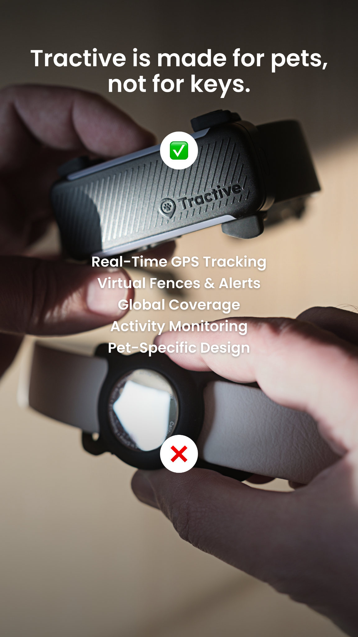 Tractive Facebook ad