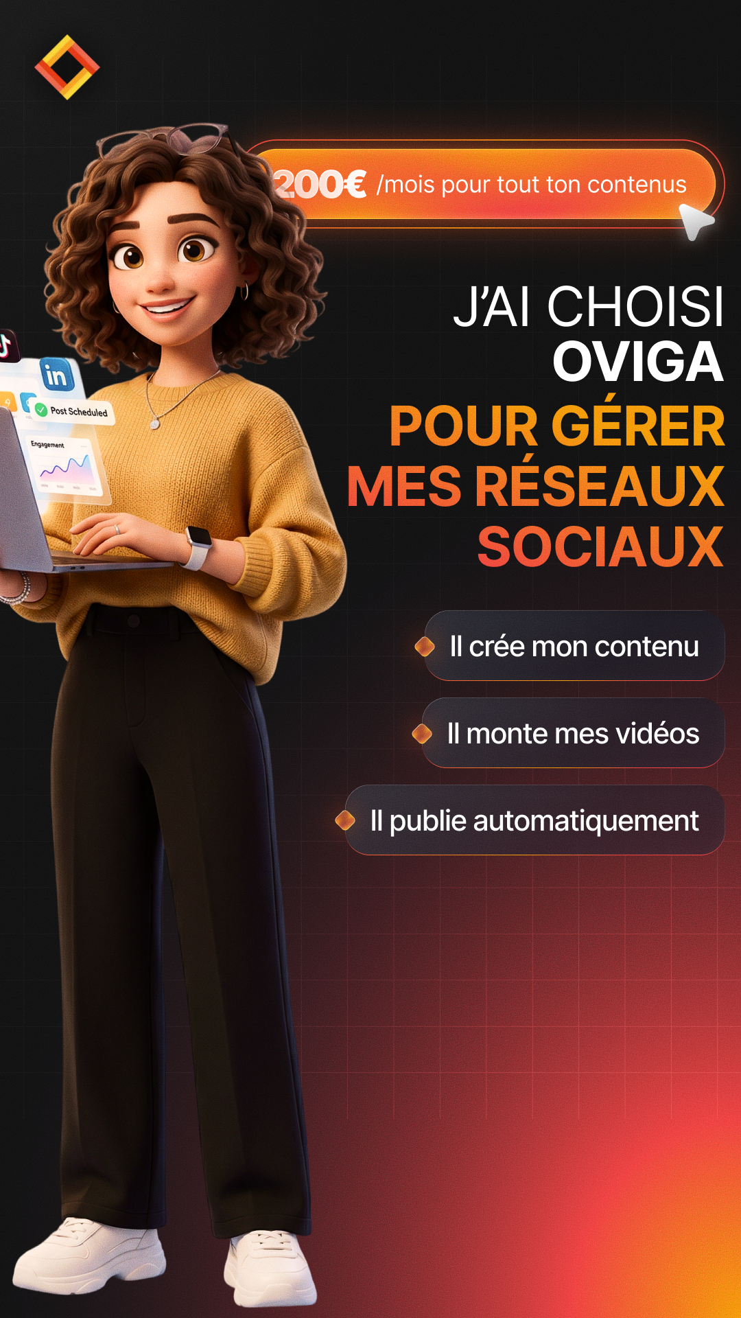 Oviga Facebook ad from May 7, 2026