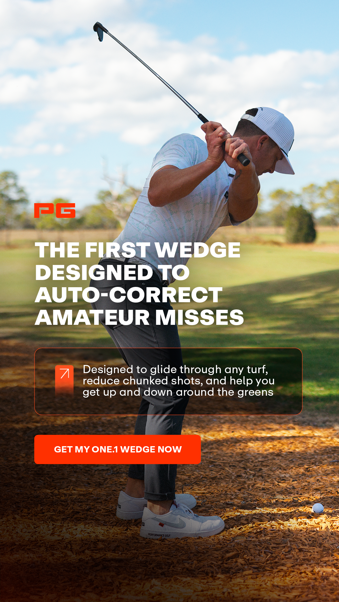 Performance Golf Facebook ad