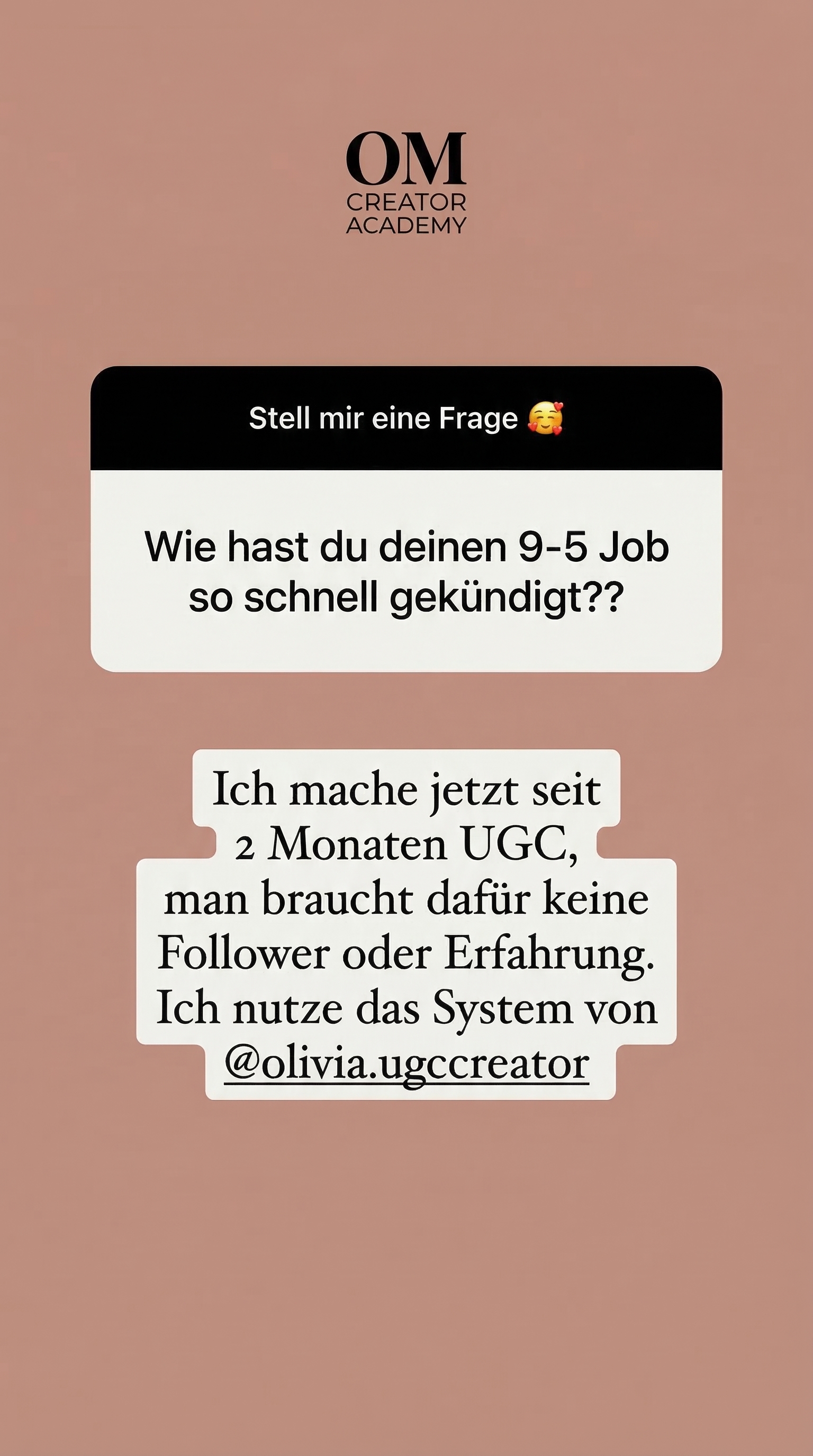 Olivia Malcher - UGC Masterclass Facebook ad