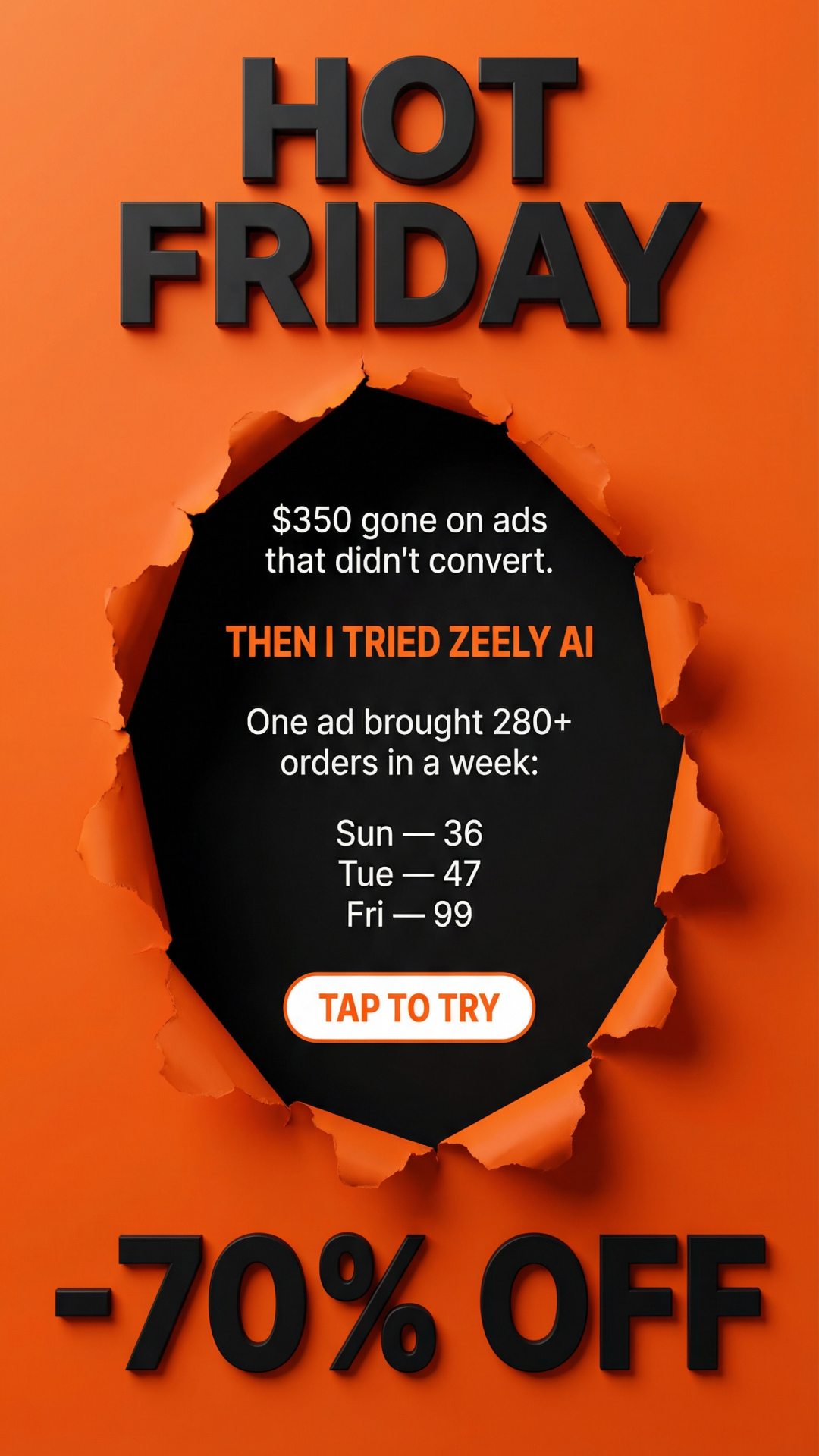 Zeely Facebook ad