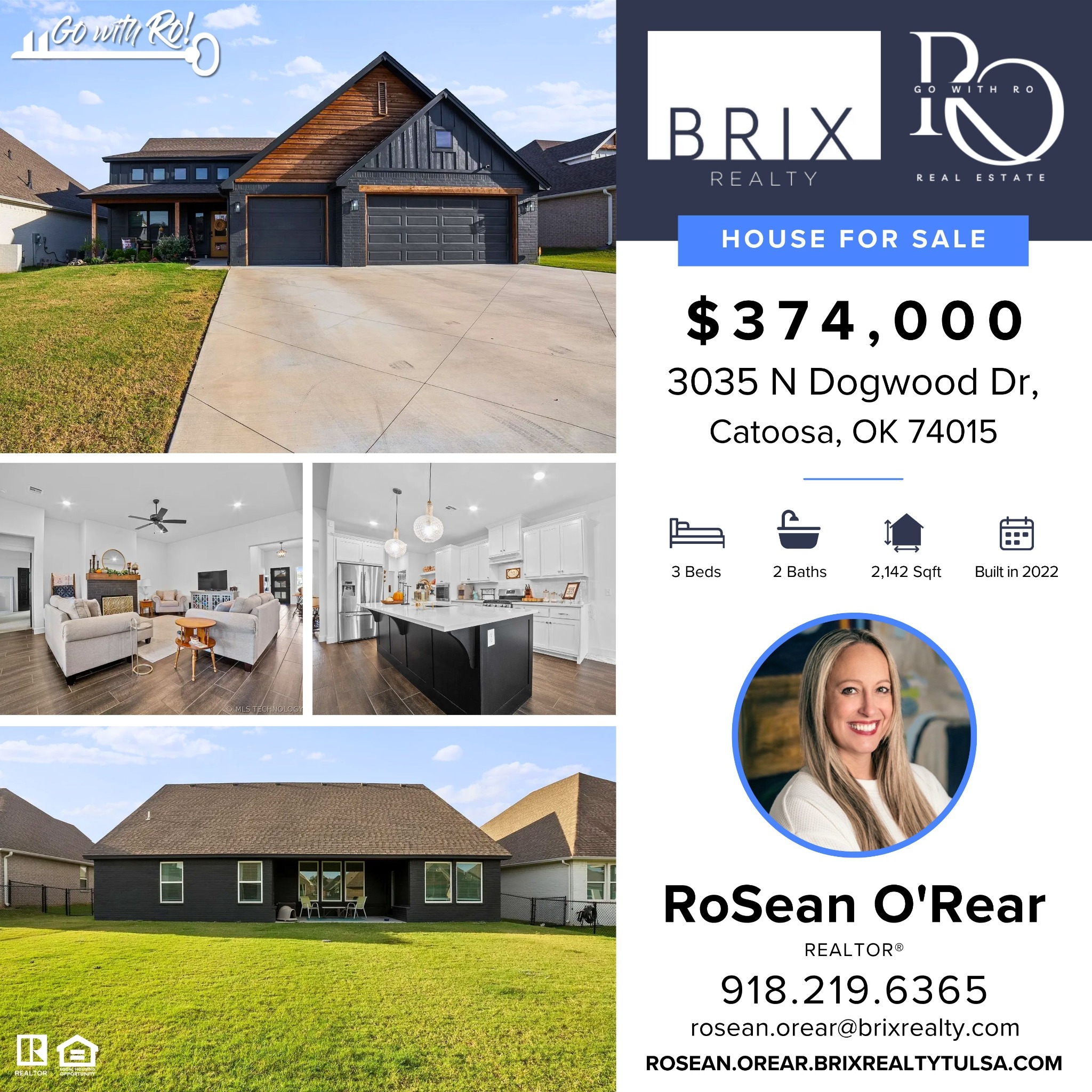 RoSean O’Rear: Realtor Tulsa Facebook ad: Don’t miss your opportunity to own this stunning…