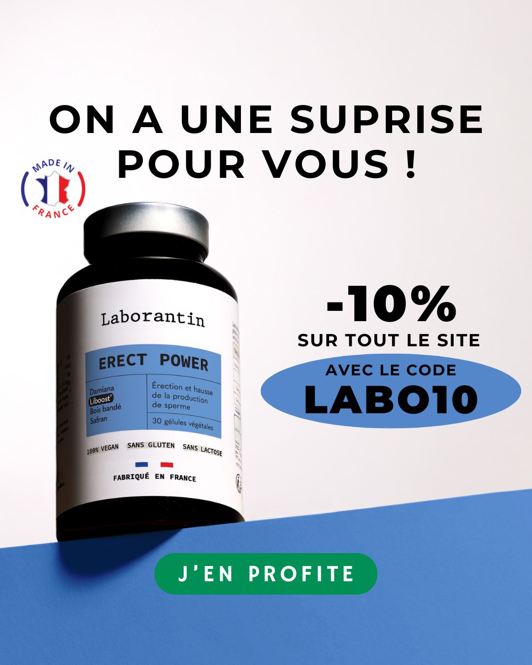 Laborantin Facebook ad