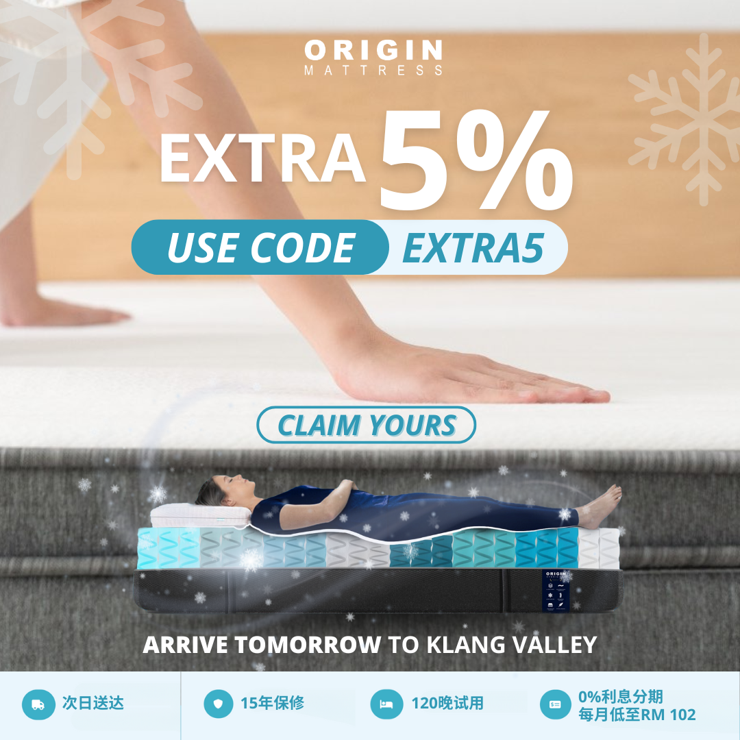 Origin Mattress Malaysia Facebook ad