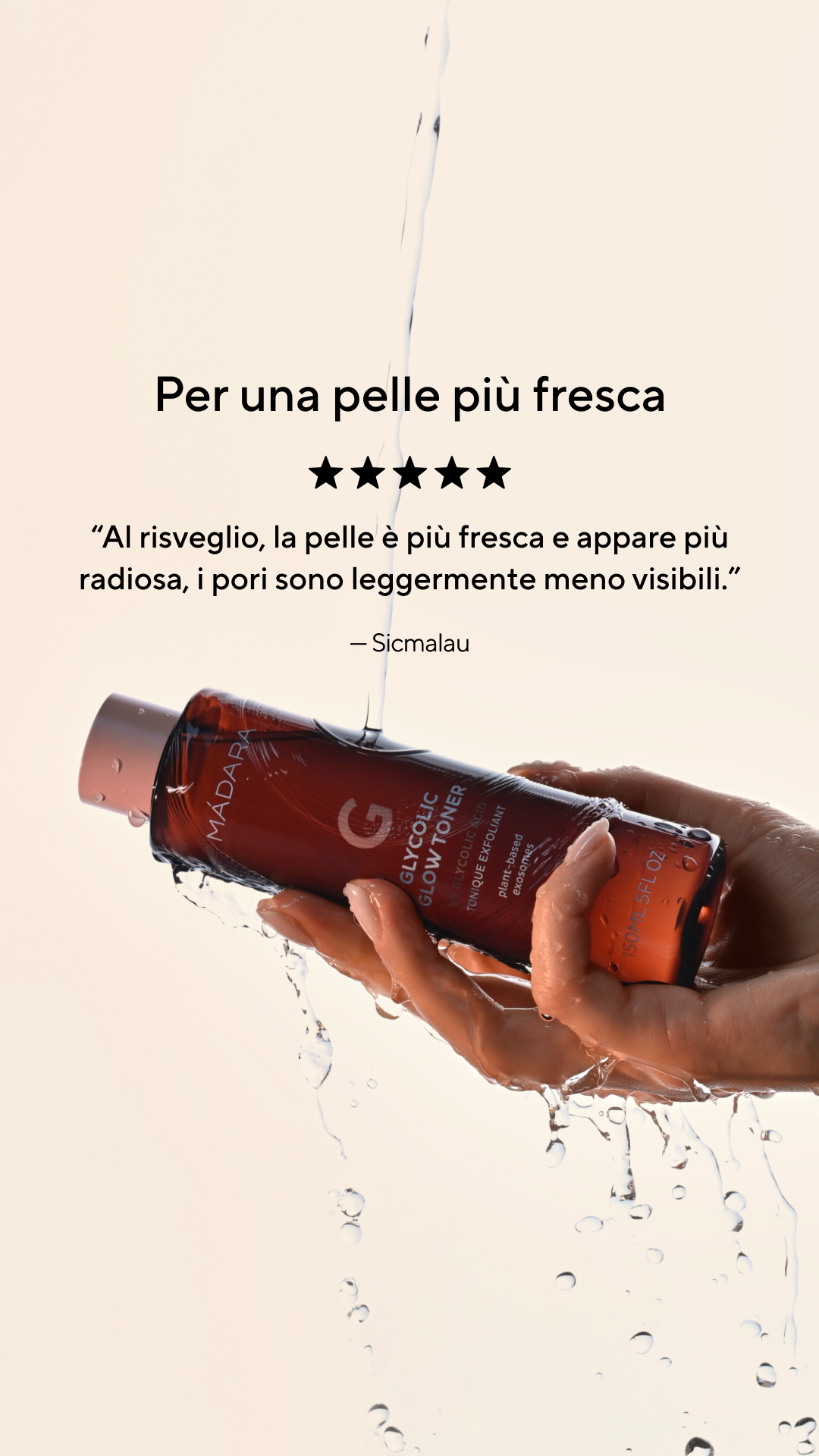 Mádara Organic Skincare Facebook ad