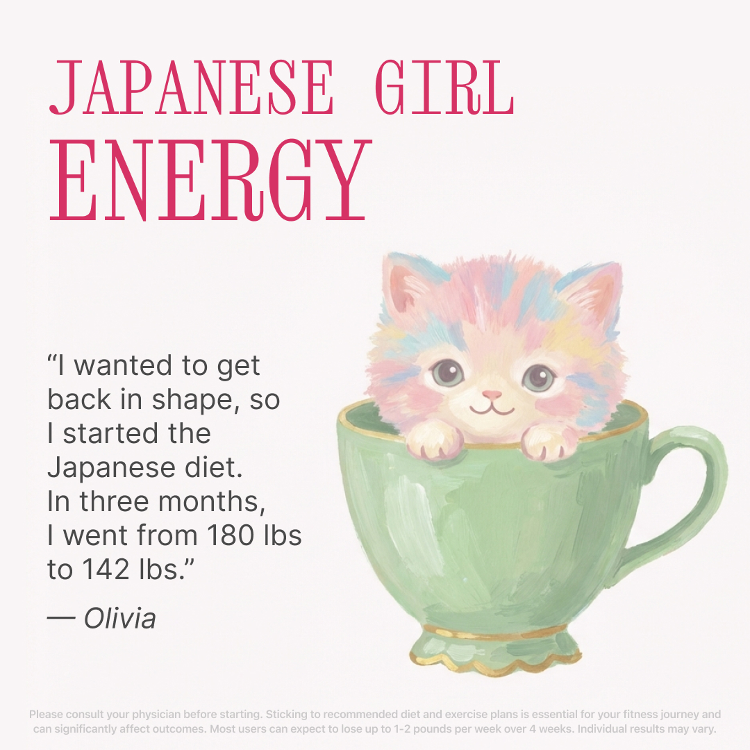 Japanese Diet Plan Facebook ad