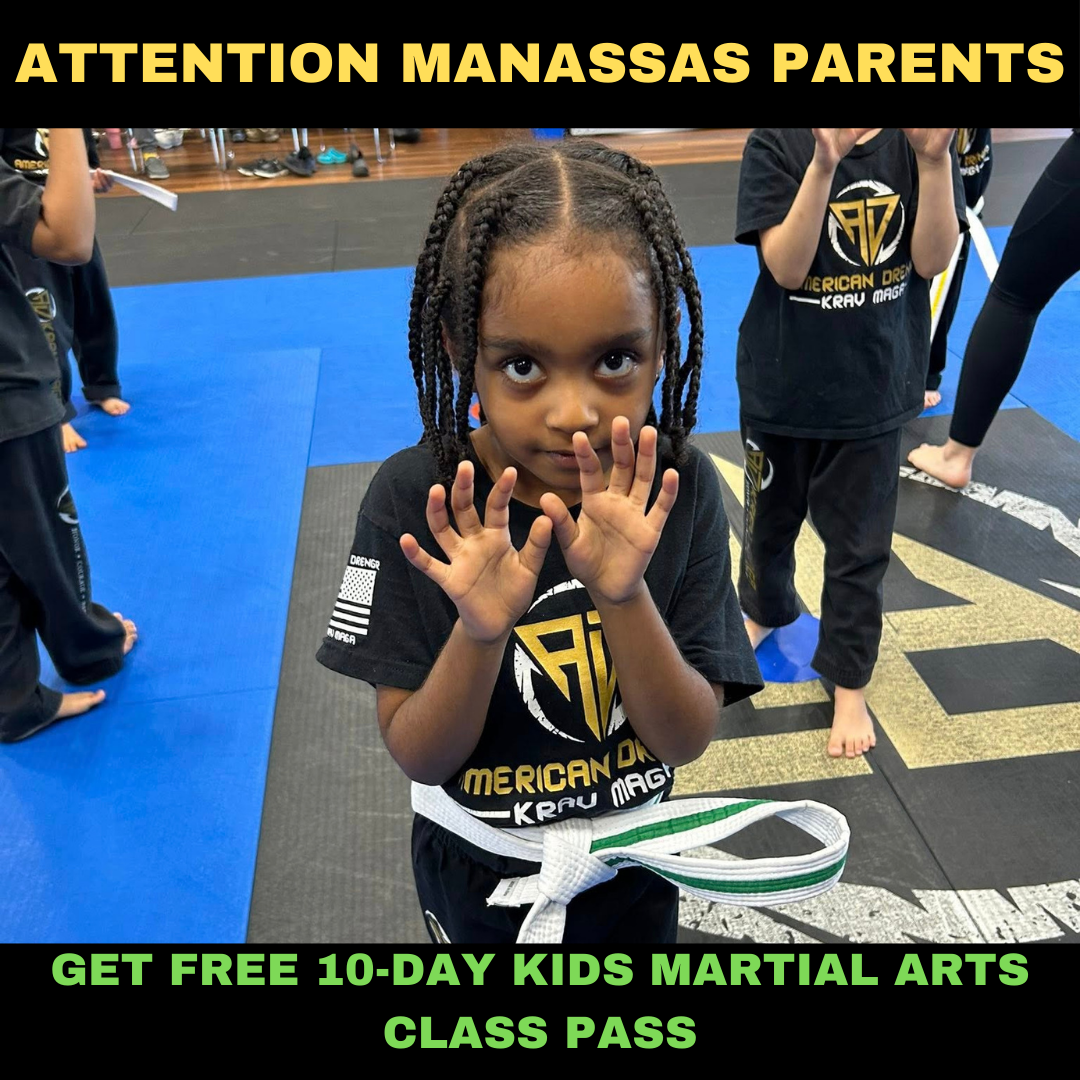 American Drengr Krav Maga Facebook ad: Want a FREE 10-Day, Kids Martial Arts Class Pass?