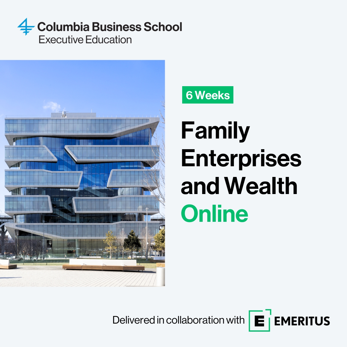 Columbia Business School Executive Education Facebook ad
