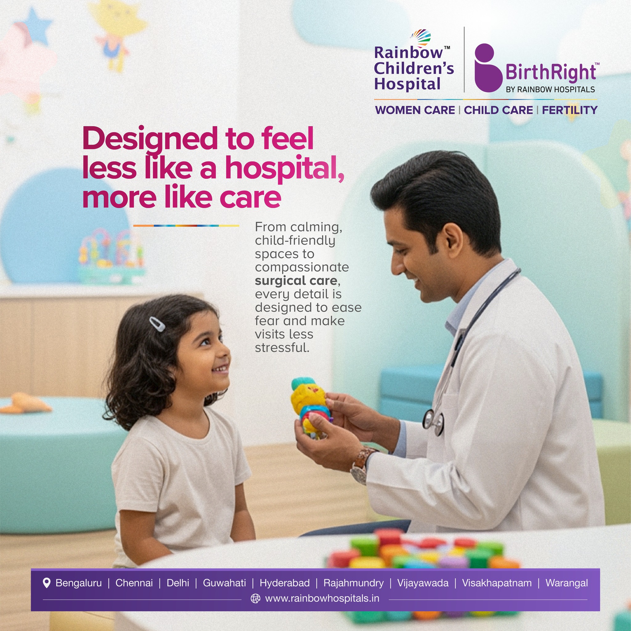 Rainbow Hospitals Facebook ad