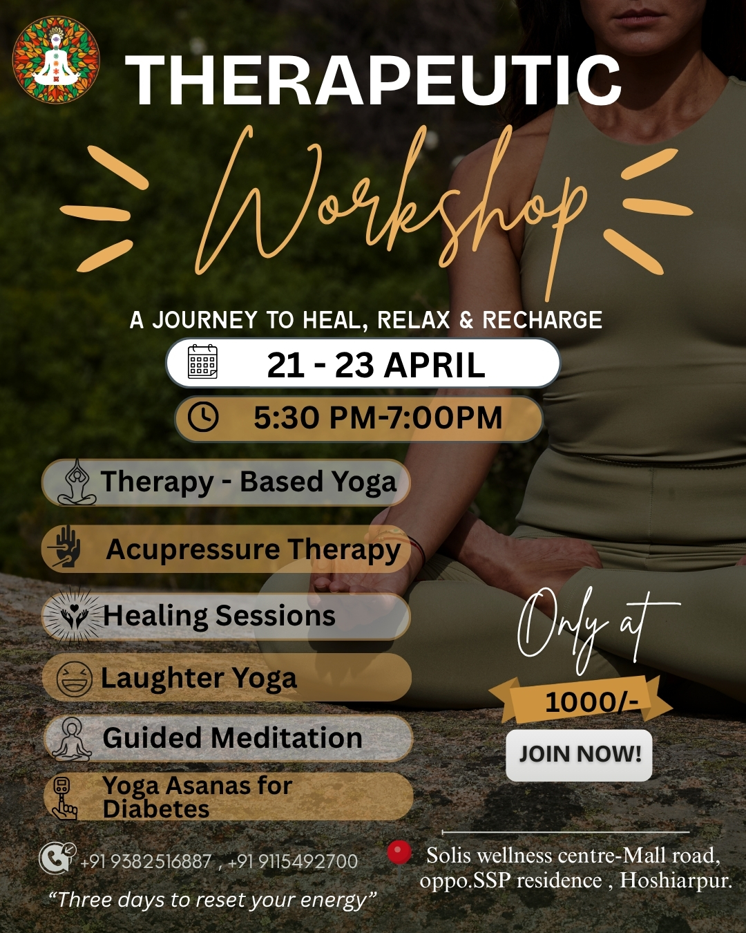 Divine Soul Yoga Facebook ad