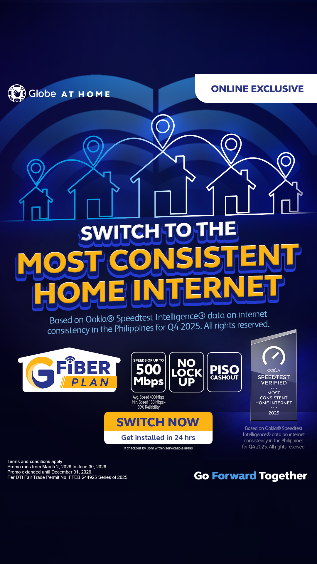 Globe At Home Facebook ad