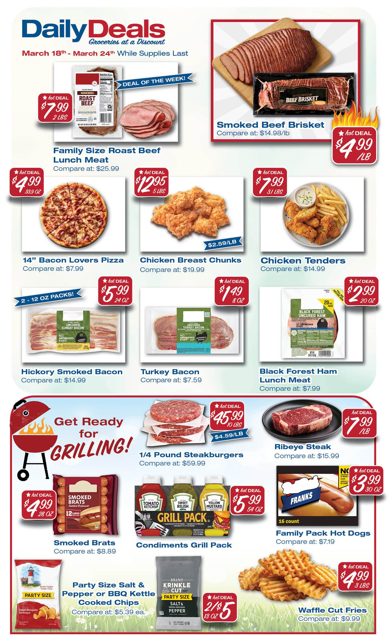 Daily Deals Food Outlet Facebook ad: The new ad is live!