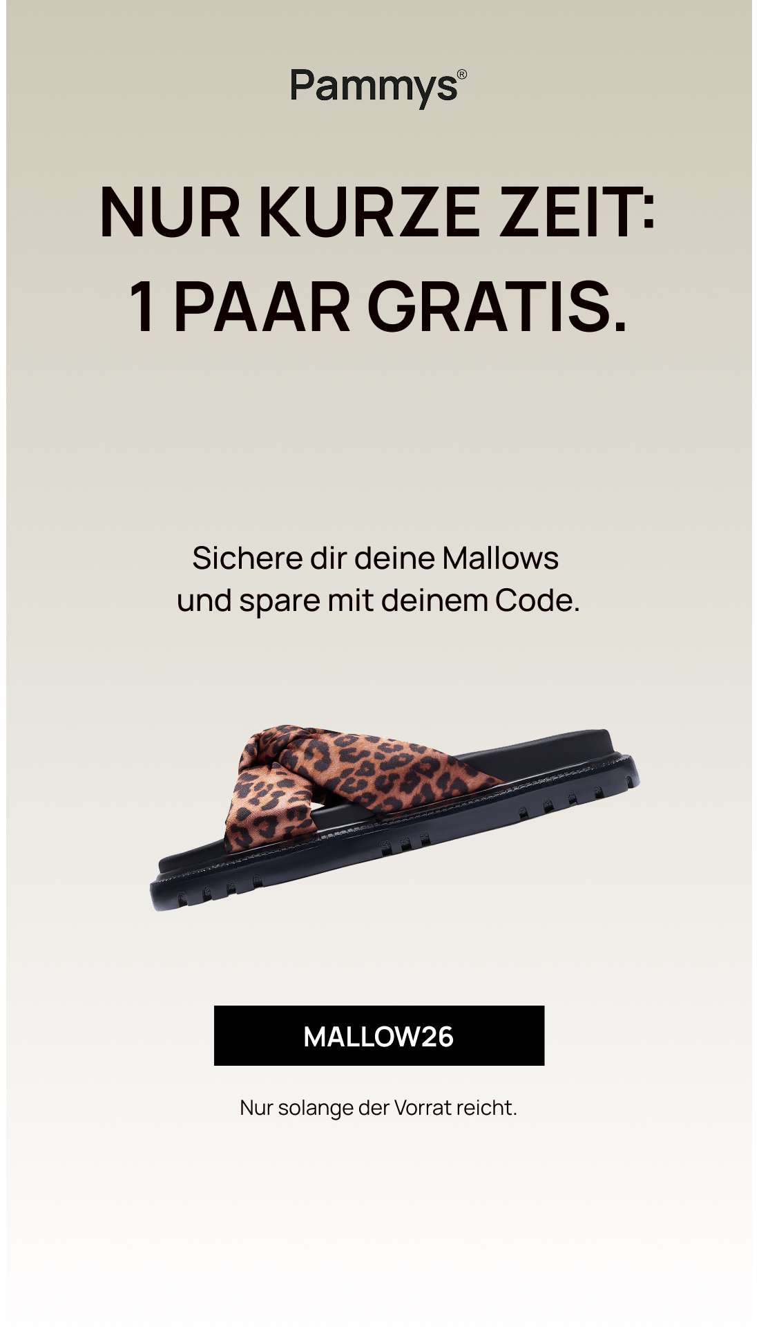 Pammys Facebook ad
