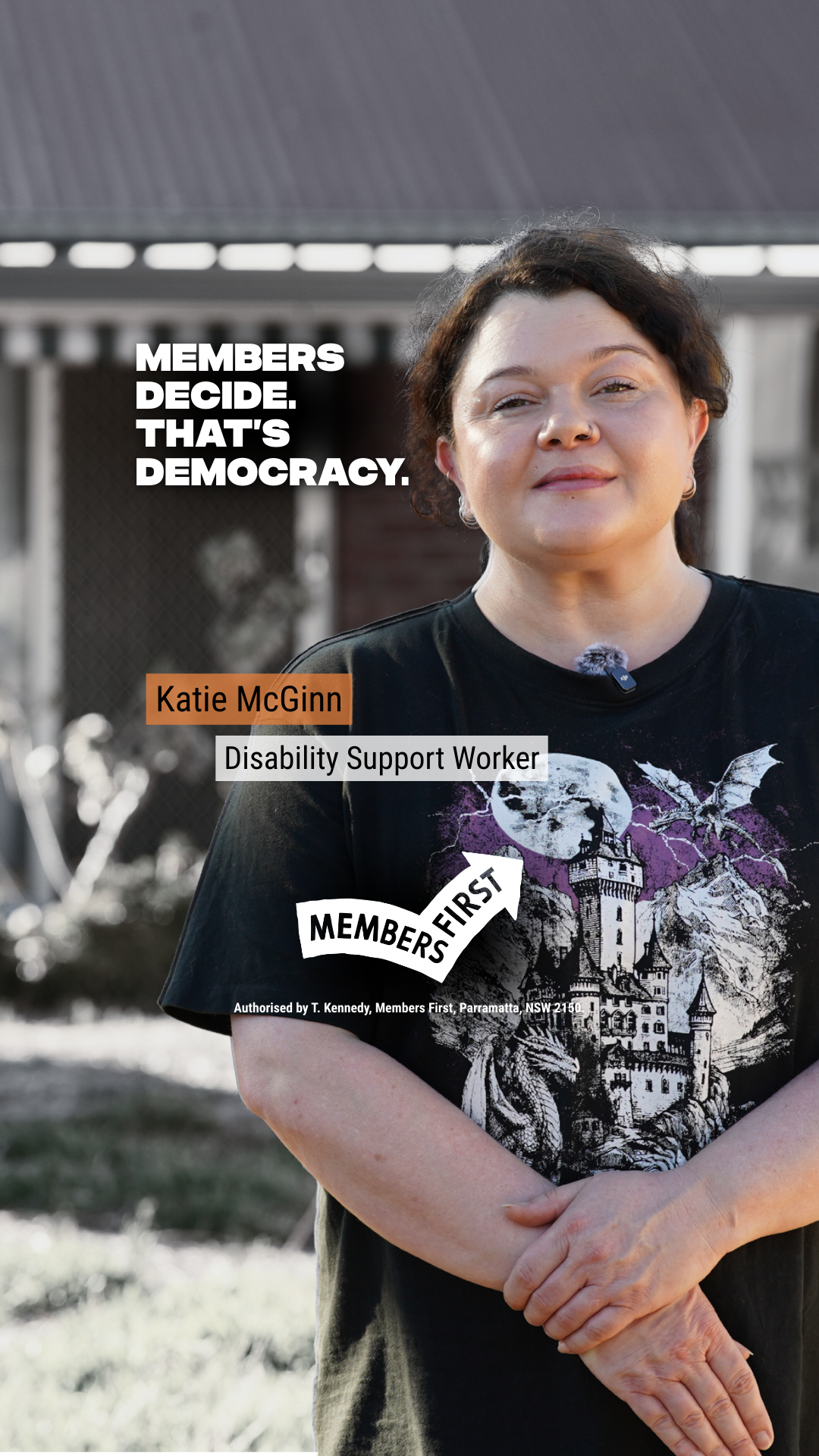 Members First for the United Workers Union Election 2026 Facebook ad