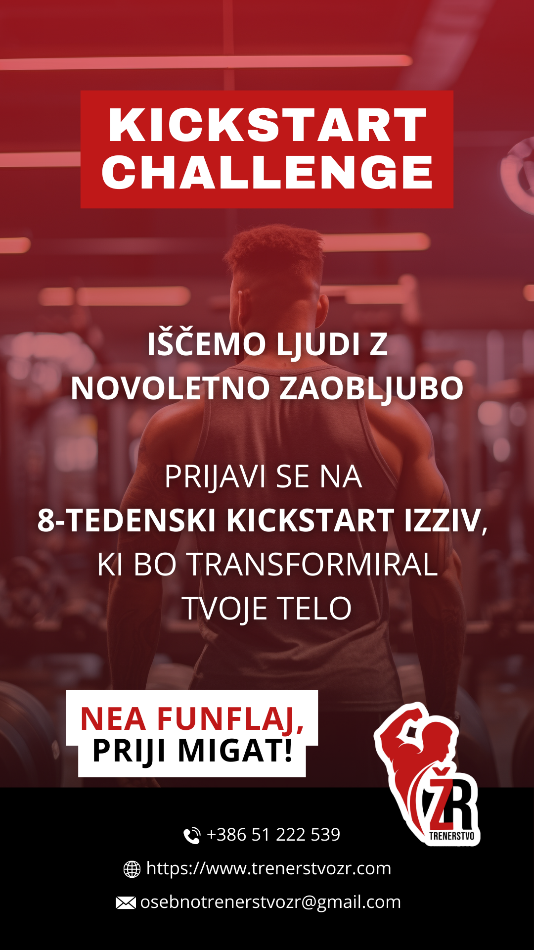 Osebno Trenerstvo Žan Ratner Facebook ad from Feb 10, 2026