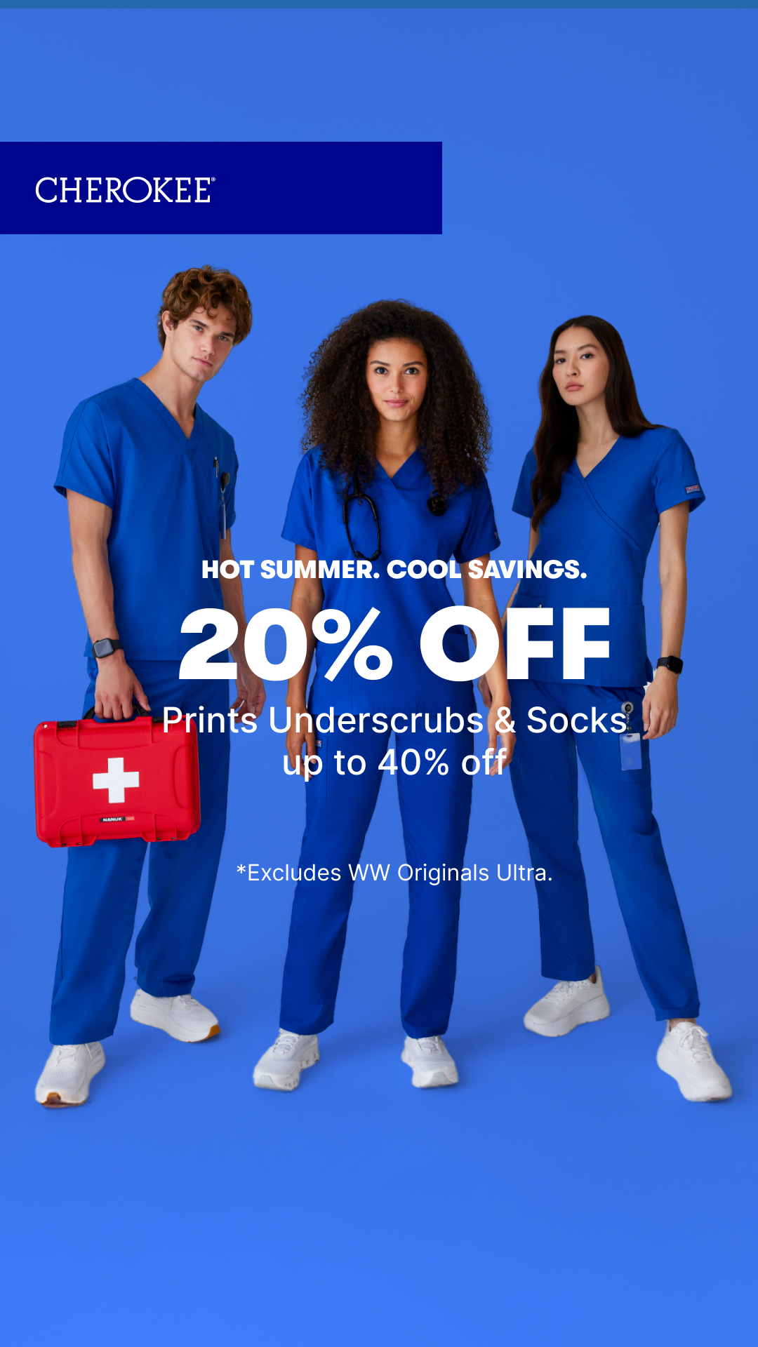 Cherokee Uniforms Facebook ad