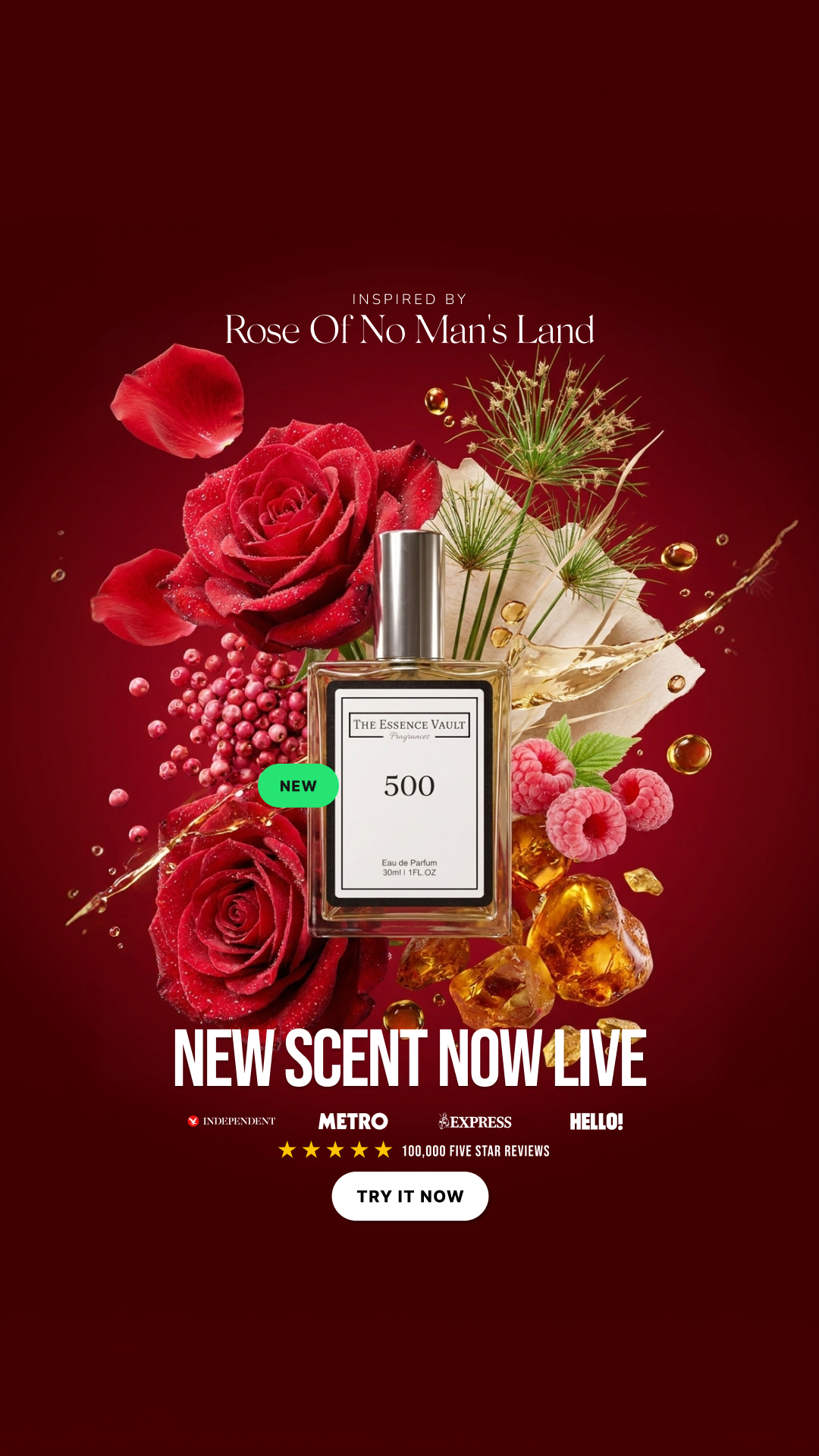 The Essence Vault Facebook ad