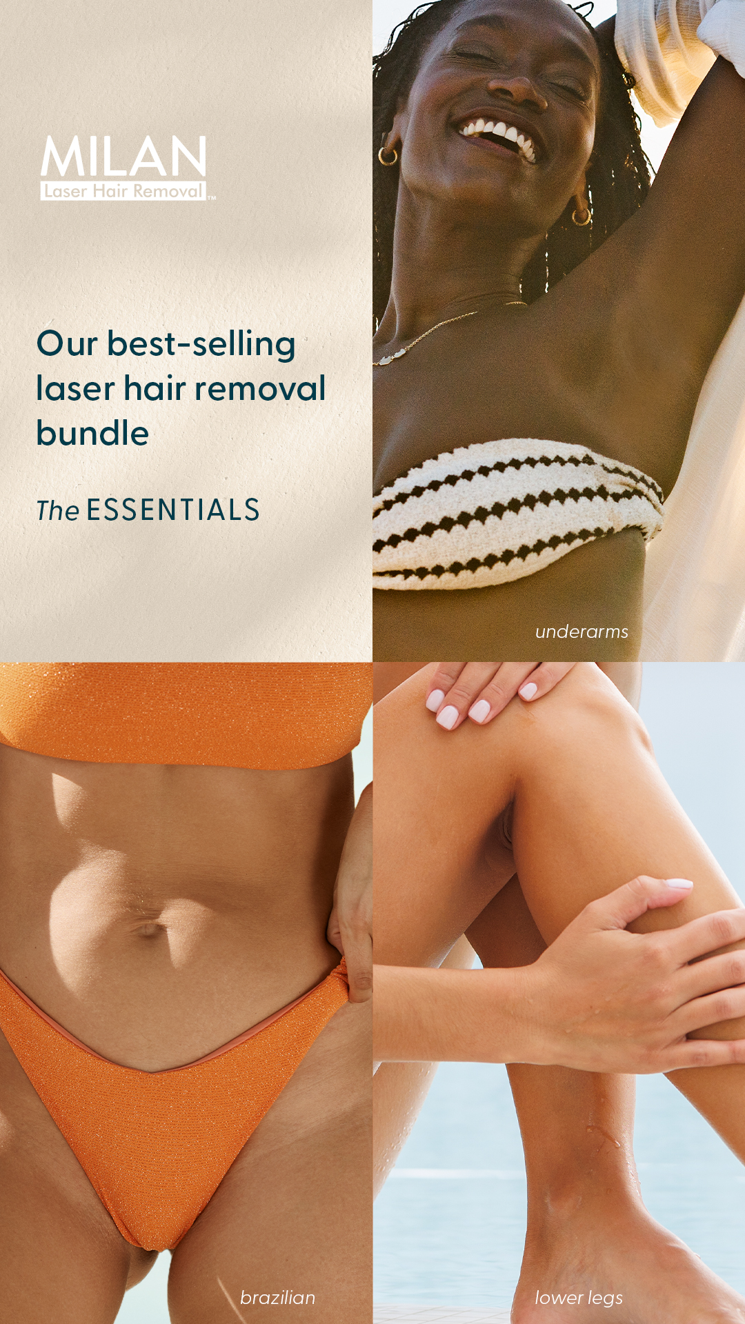 Milan Laser Hair Removal Facebook ad