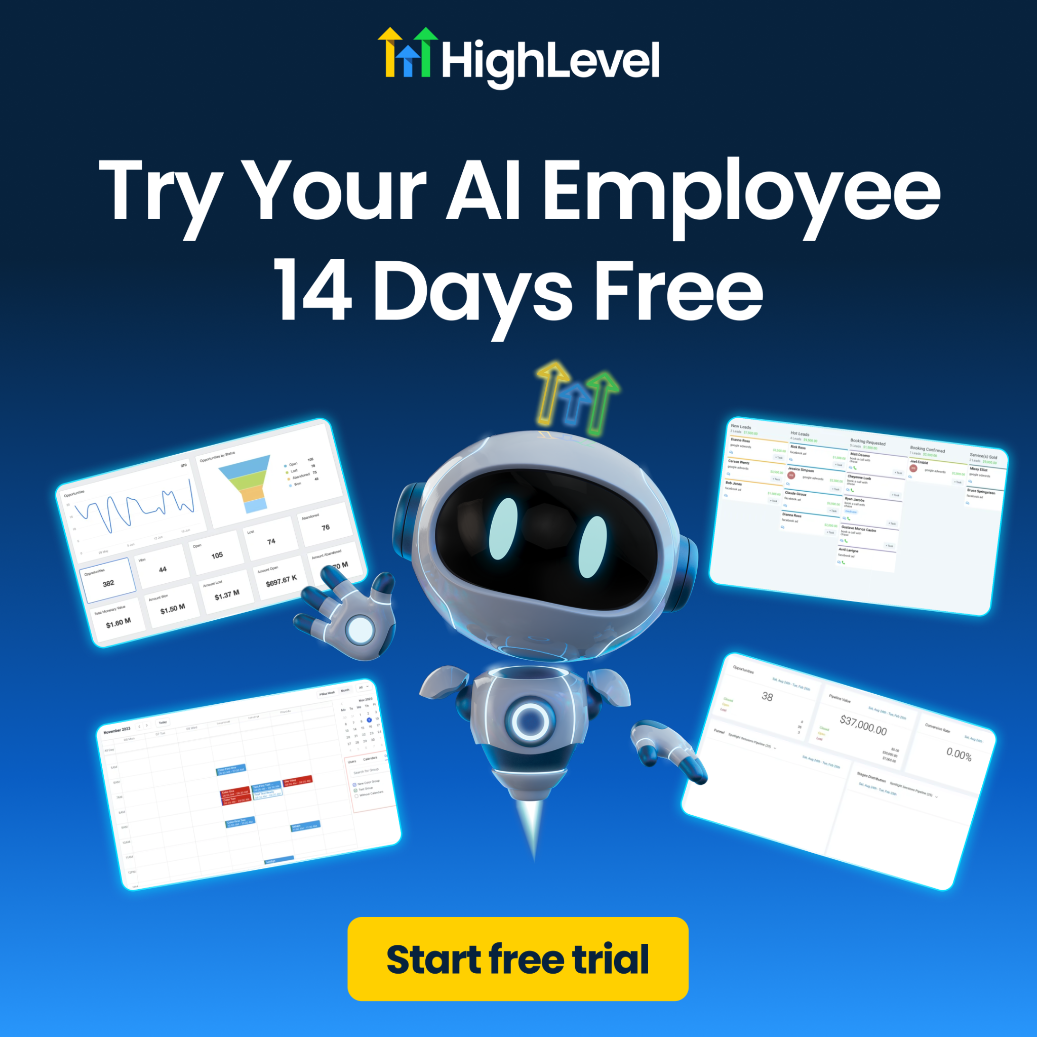Konstantin Facebook ad: Try Go High Level for 14 Days And Bonus Ad Course