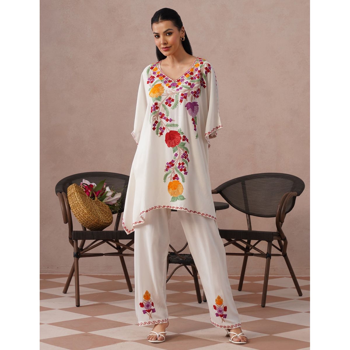 Kashmir Box Facebook ad: Flow through summer in effortless style Lightweight…