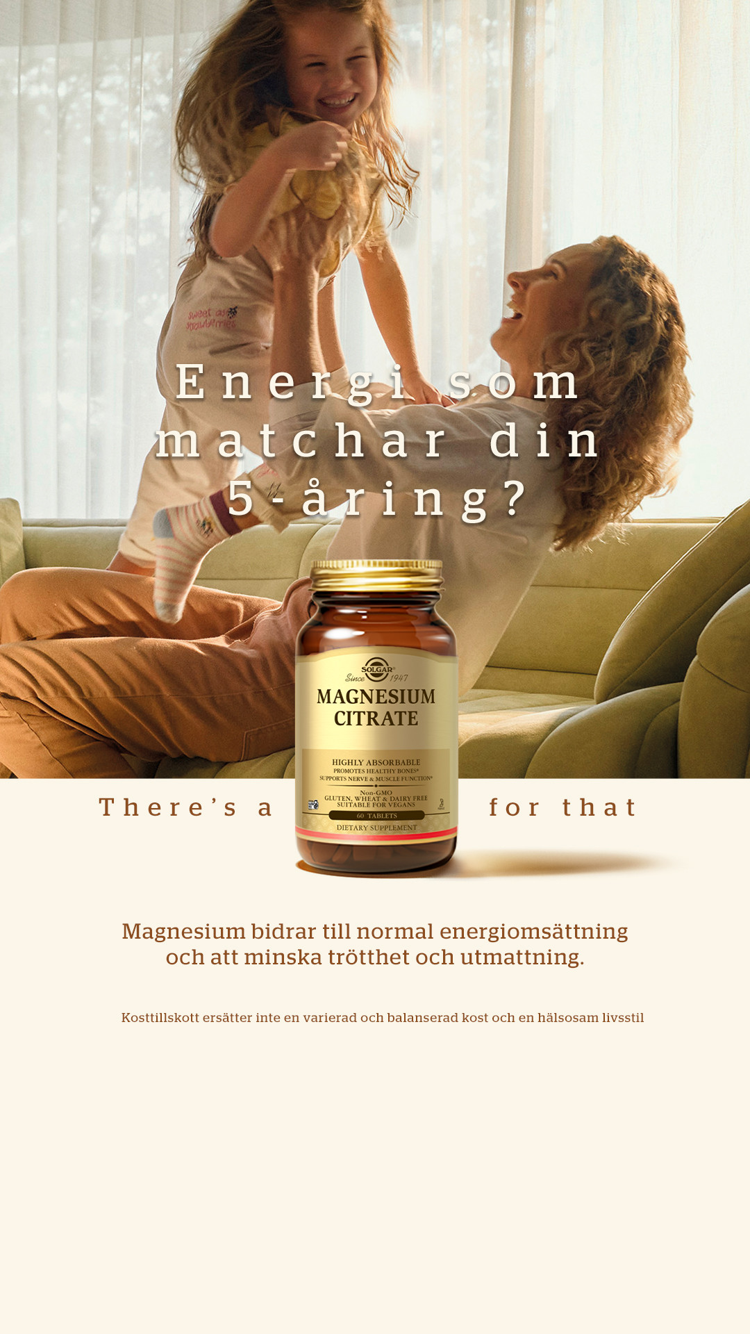 Solgar Nordics Facebook ad