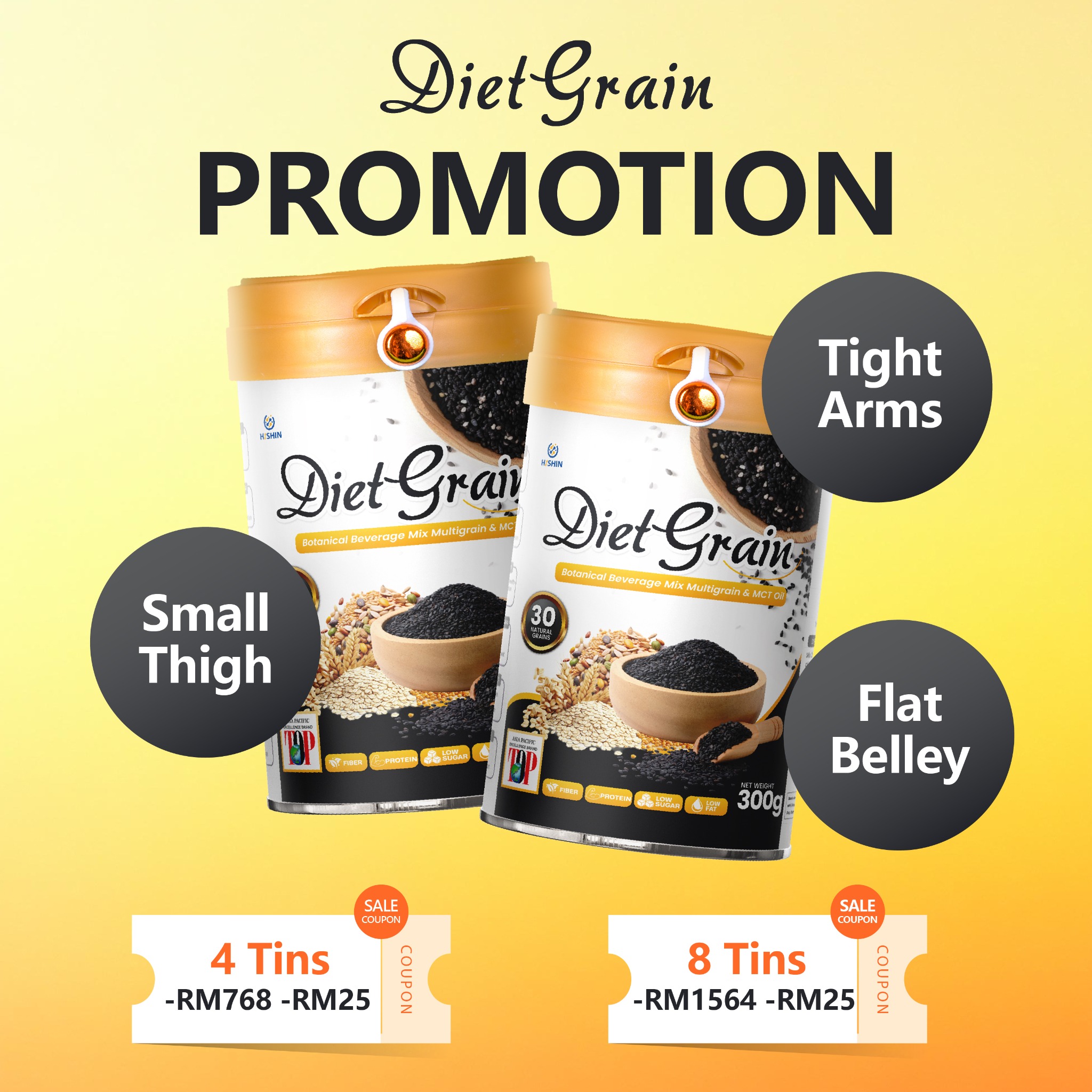 Hishin DietGrain Facebook ad