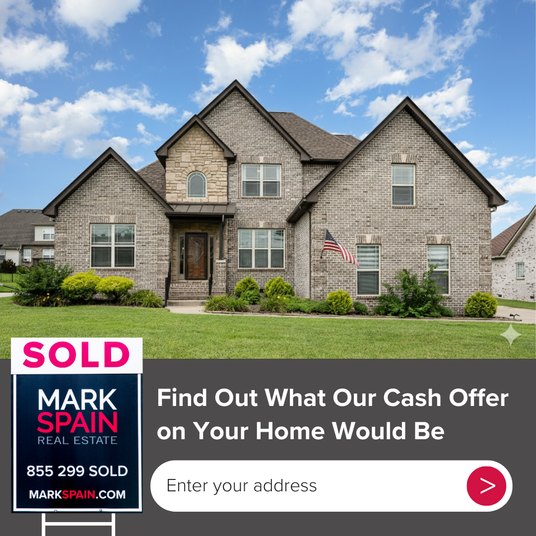 Mark Spain Real Estate Facebook ad: Cash Offers for Homes