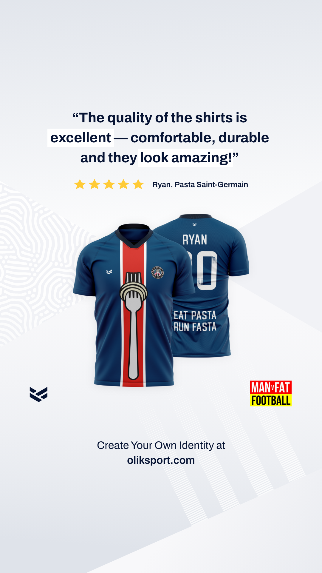 OLIK Facebook ad: Create Your Own Identity