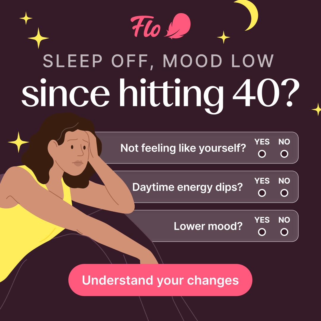 Flo Health App Facebook ad: Try Flo and never look back
