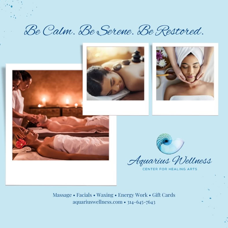 Aquarius Wellness Center For Healing Arts and Massage Therapy-St. Louis Facebook ad