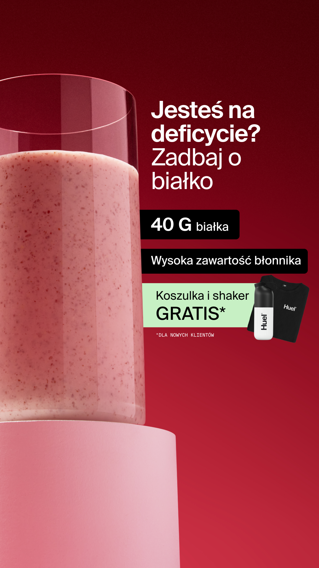 Huel Facebook ad