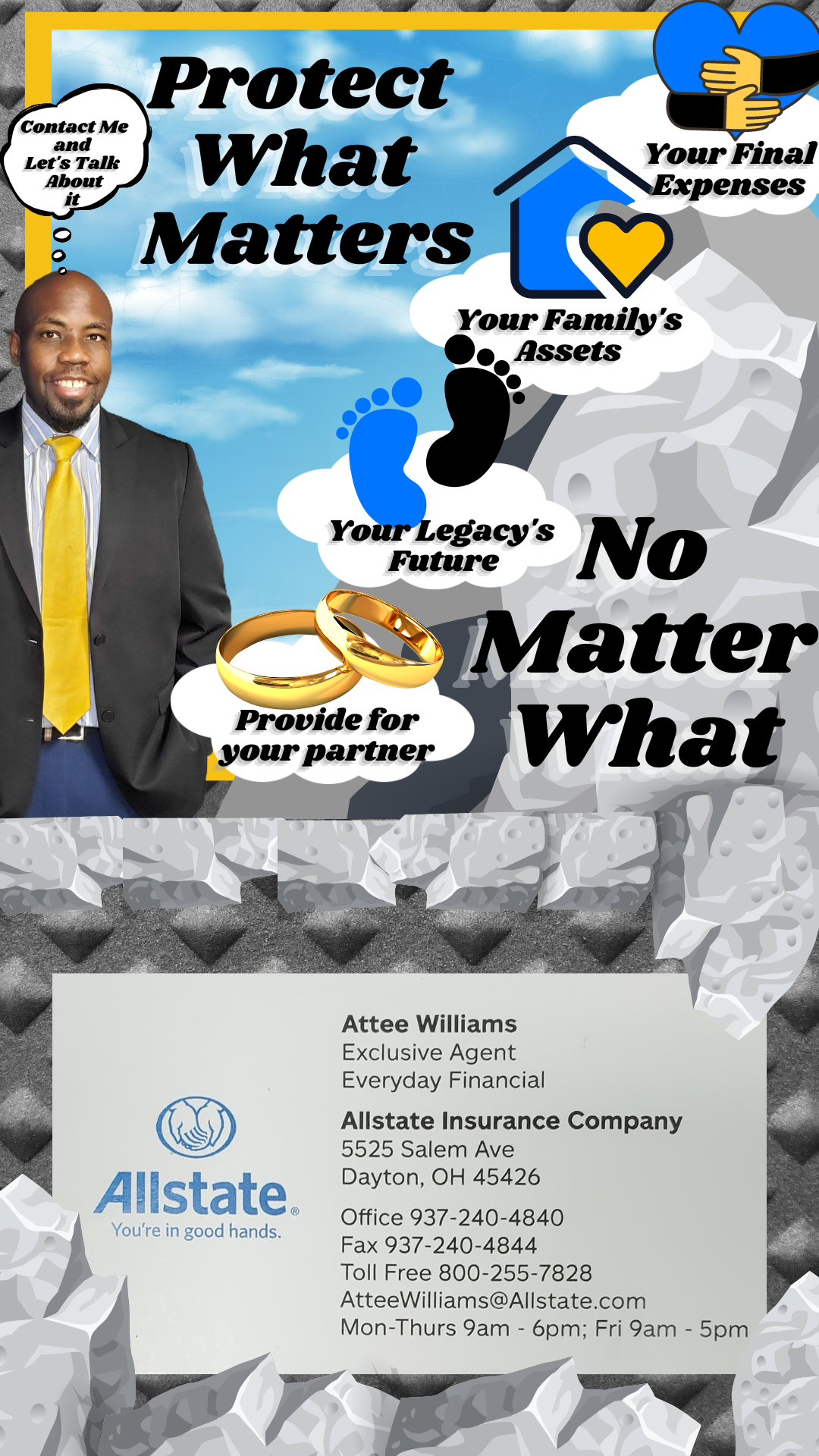 Attee Williams: Allstate Insurance Facebook ad from Aug 24, 2023