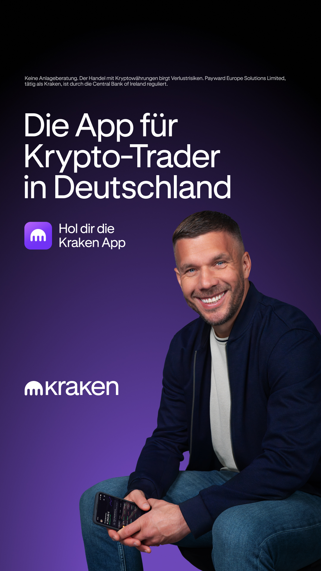 Kraken Digital Asset Exchange Facebook ad