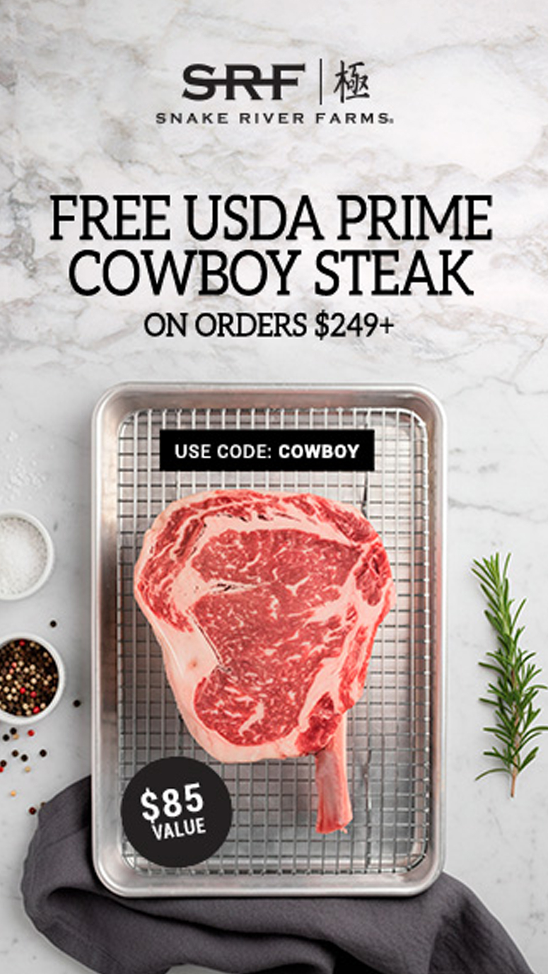 Snake River Farms Facebook ad