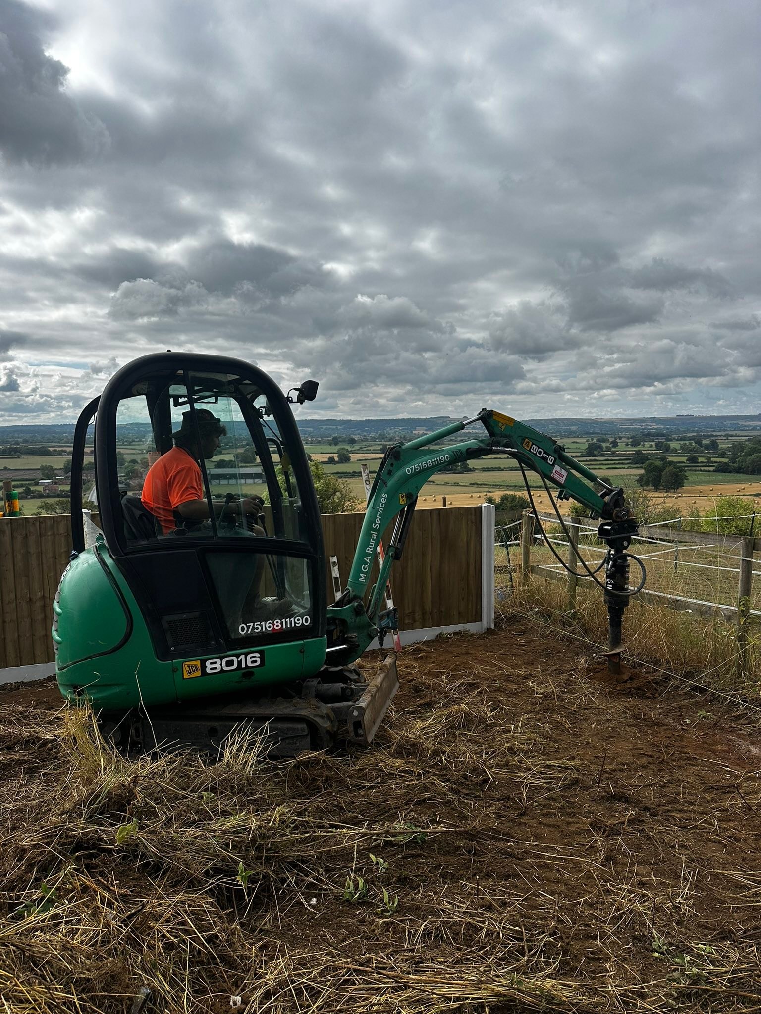 M.G.A Rural Services Facebook ad: -Operated Digger Hire