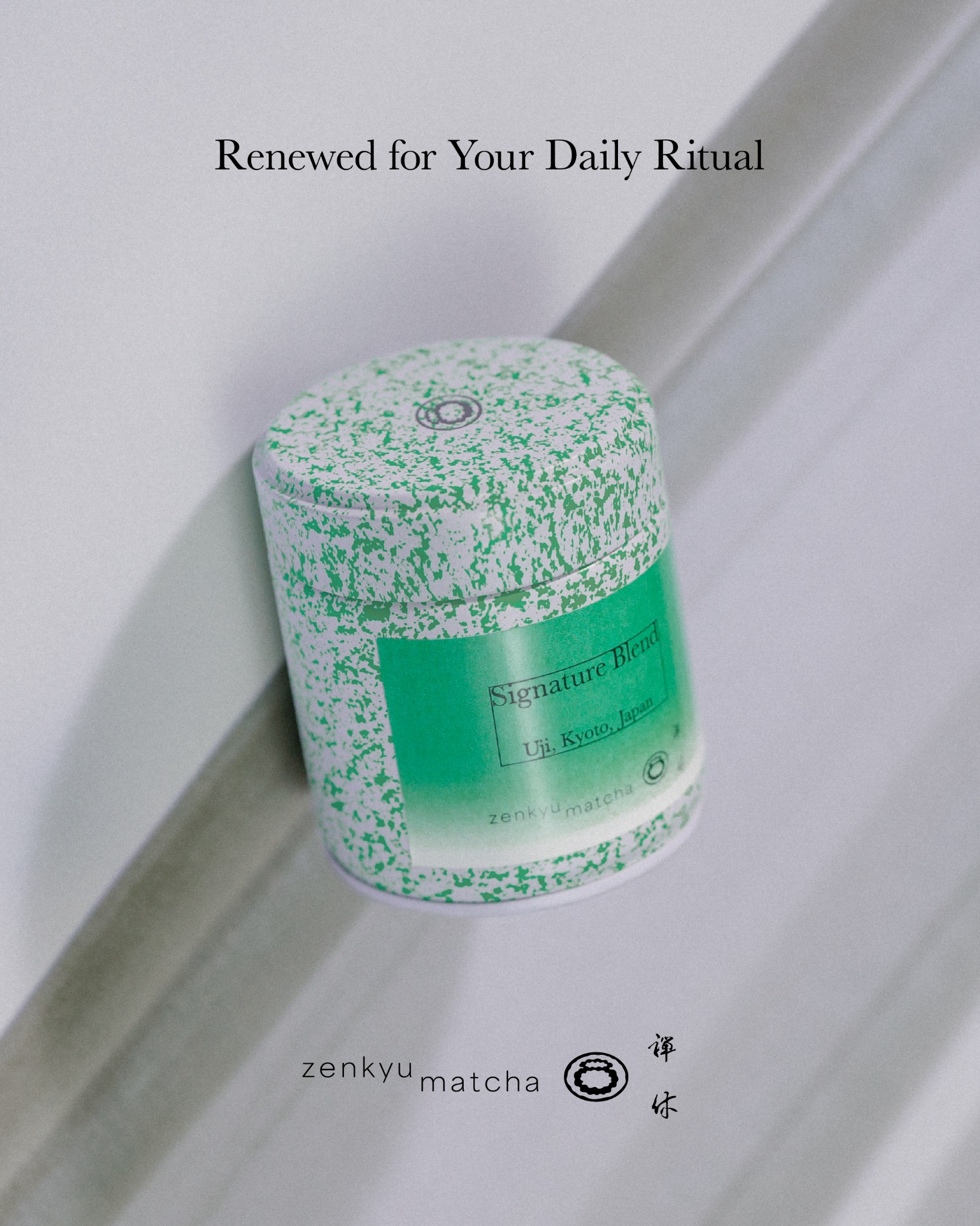 Zenkyu Matcha Facebook ad: Zenkyu Matcha has been renewed. Our new Daily Matcha…