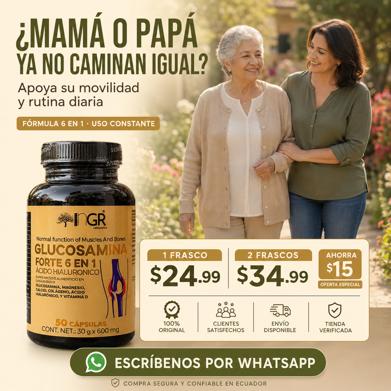 VitaNatural Facebook ad: Producto Original