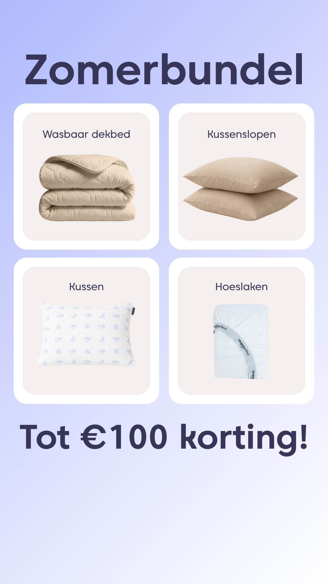 HappyBed Facebook ad