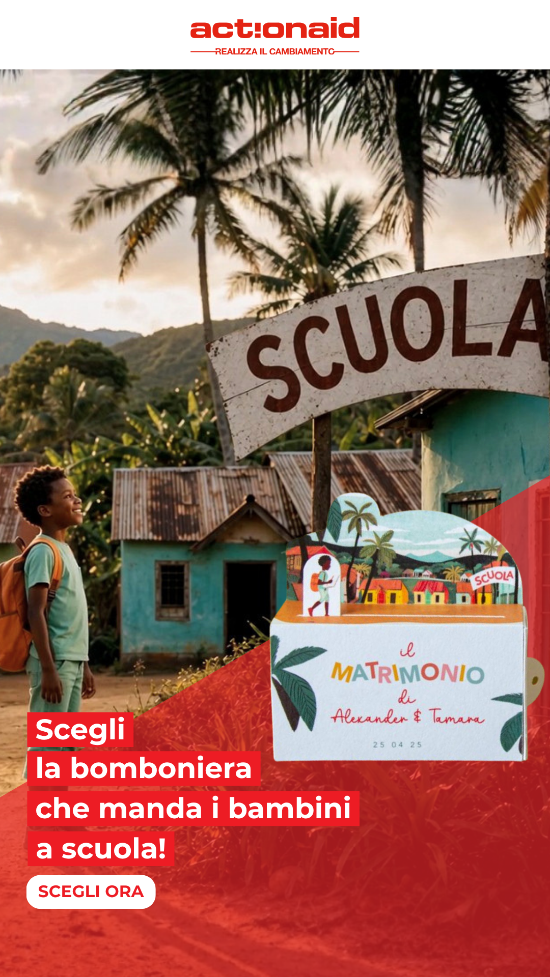 ActionAid Italia Facebook ad from Jun 15, 2026