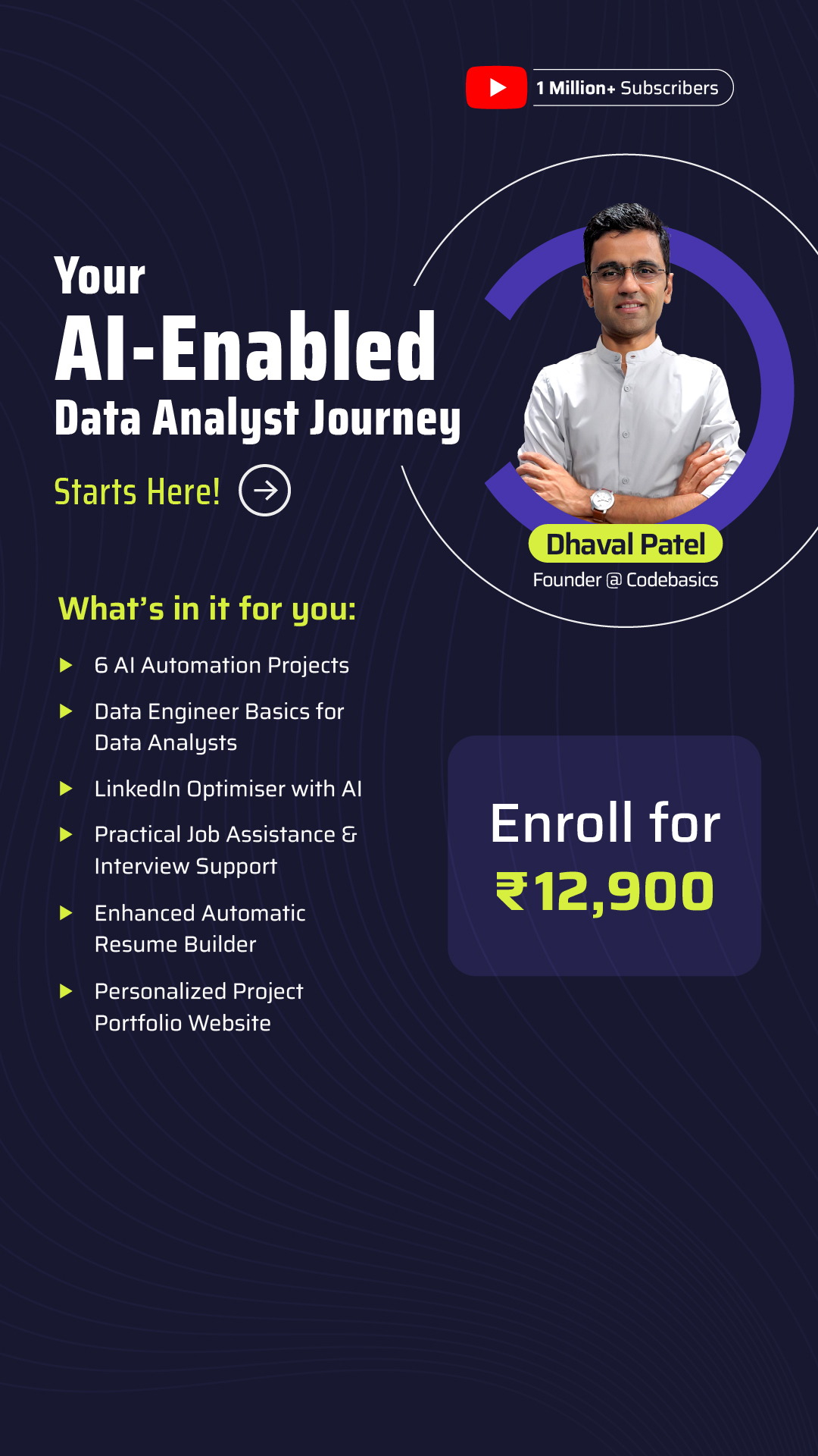 Codebasics Facebook ad