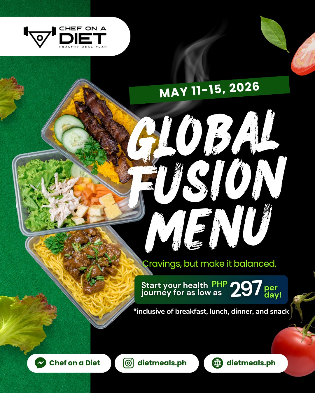 Chef on a Diet Facebook ad