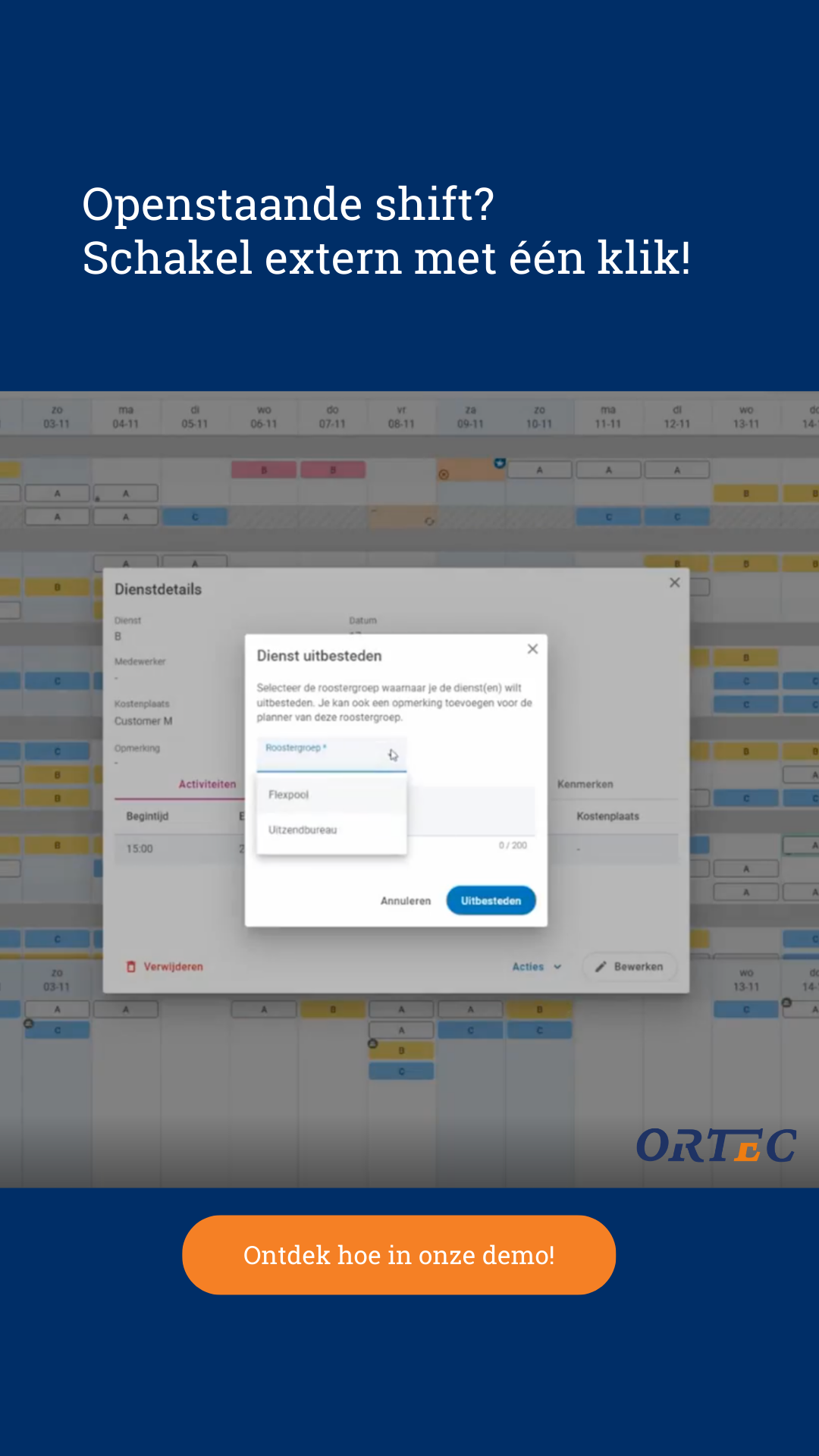 ORTEC Workforce Management Facebook ad from Feb 26, 2026