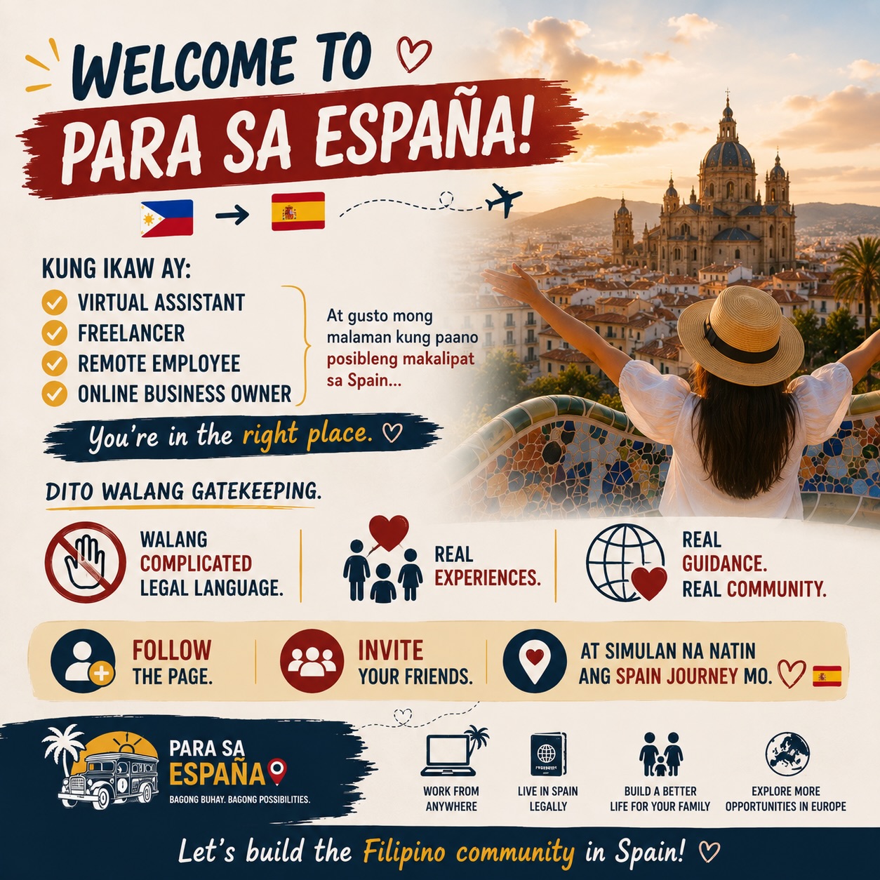 Para sa España - DNV DIY Facebook ad: Helping Filipinos navigate the move to Spain.