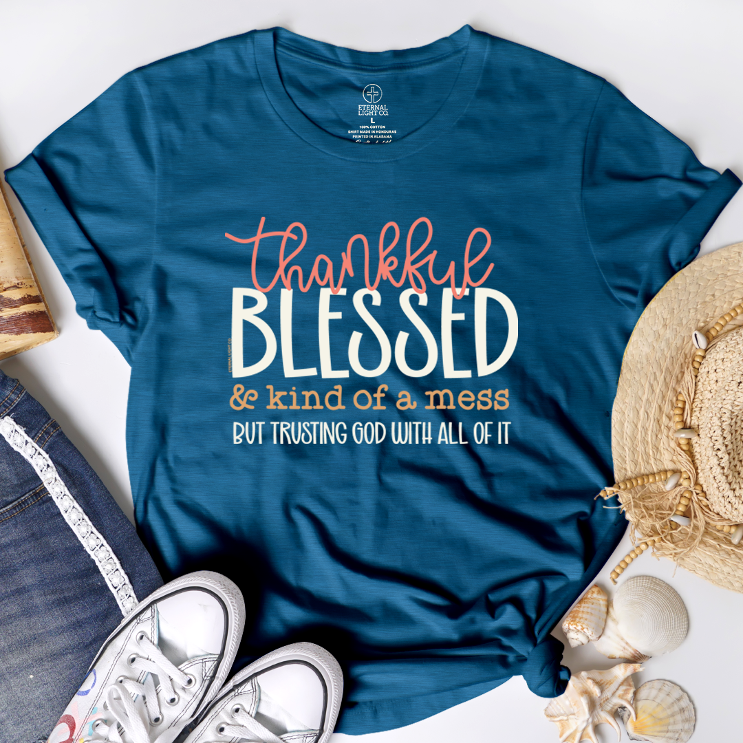 Eternal Light Co. Facebook ad: Faith-Filled Tees just $14.95