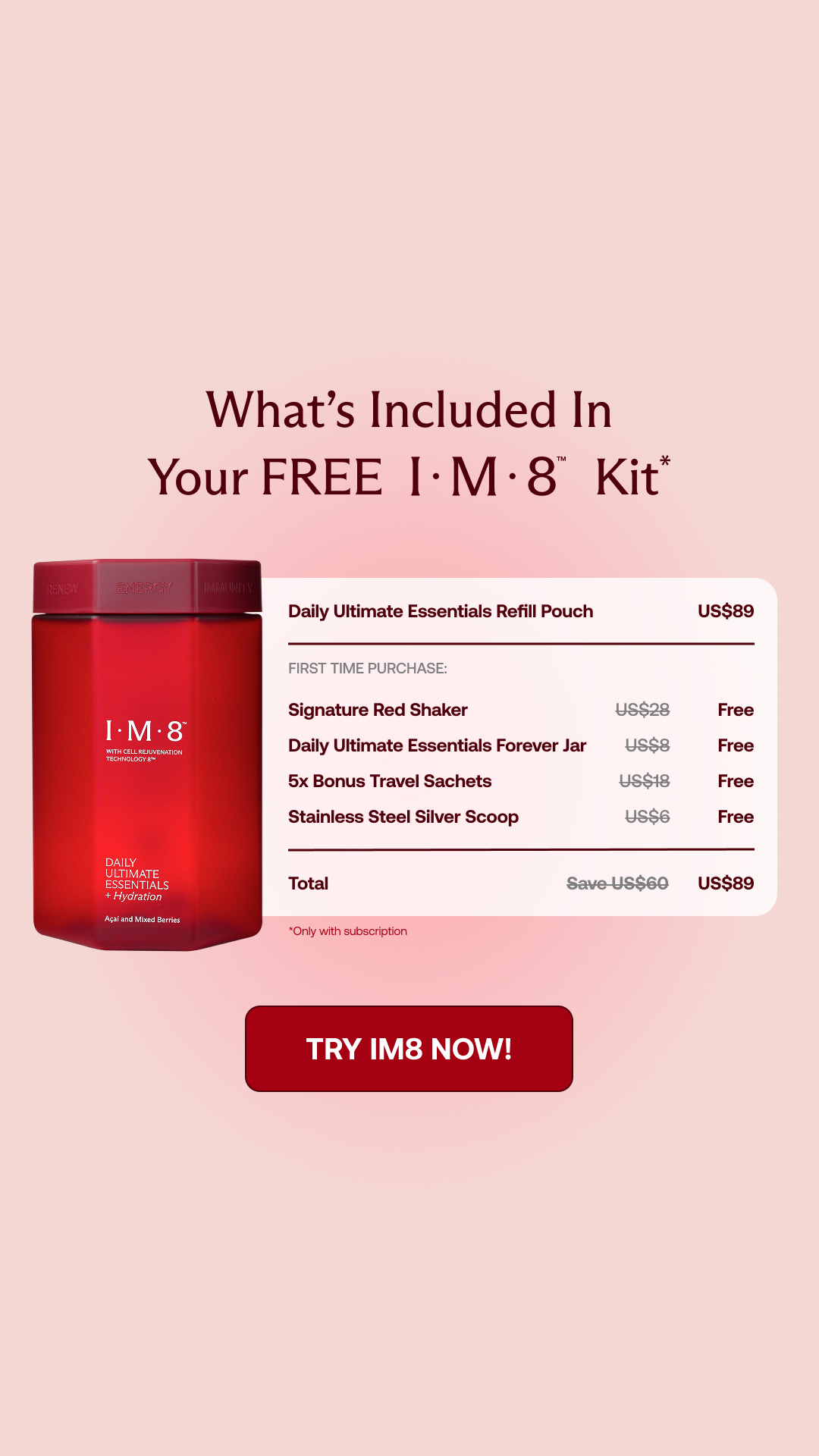 IM8 Health Facebook ad
